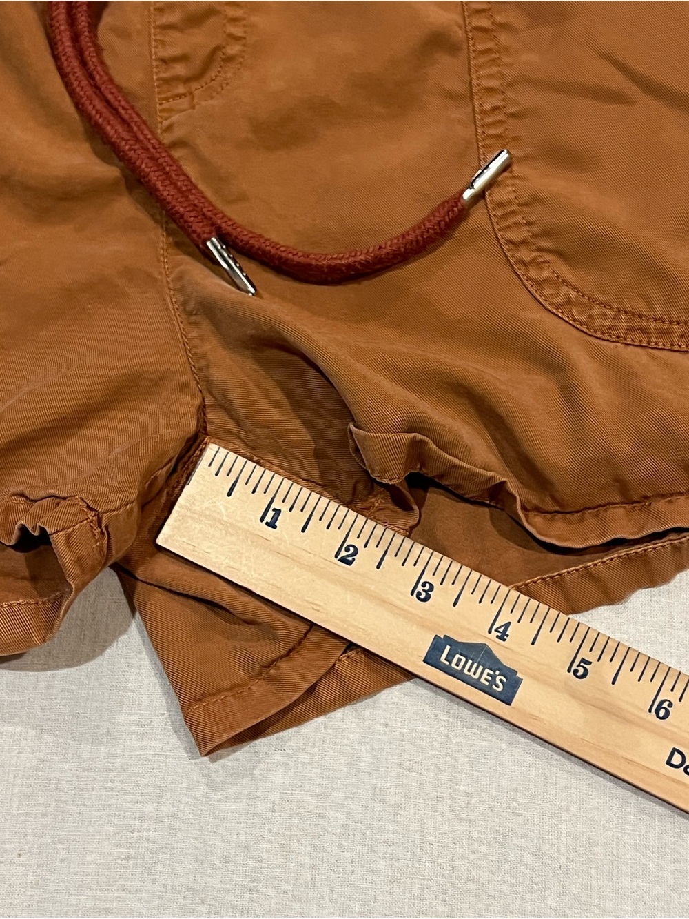 Quince Terracotta Vintage Wash Utility Shorts Women's Size Large - Picture 13 of 14